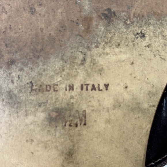 Mila Paoli Brown Patent Sandals with Bow size 7 ½ - Picture 8 of 9